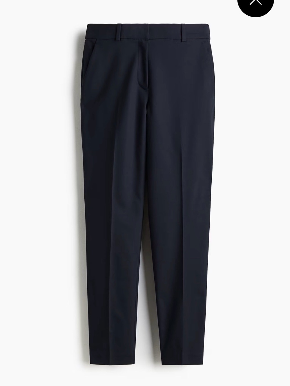 H&M Women's Tailored Ankle Pants - Black